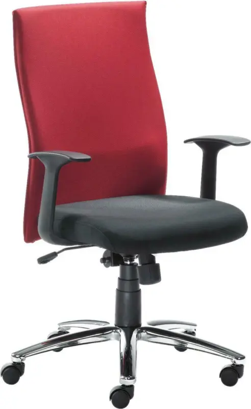 Drehstuhl 'My Ergostar', rot/schwarz