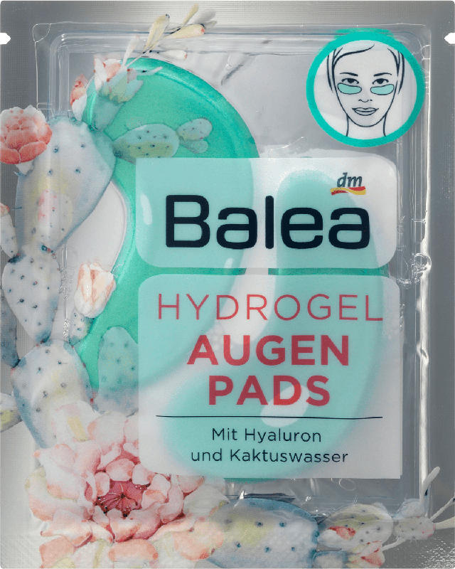 Balea Augenpads Hydrogel Kaktuswasser