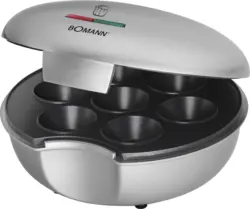 Cupcake-Maker in schwarz/silber