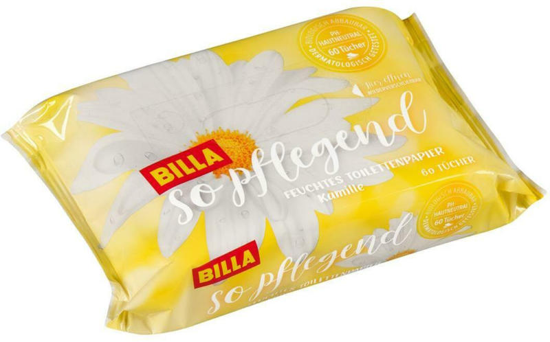 BILLA Kamille Feuchtes Toilettenpapier