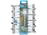 Bornes solaires LED BORNE LEDØ5x34.6cm 0.2W transparent