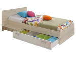 Letto BENJI 90x200cm quercia sbiancata