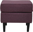 Pouf YANIS 50x50x44cm tessuto fragola
