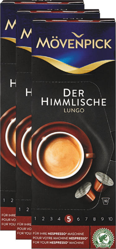 Capsule di caffè Mövenpick, Il Divino, 3 x 10 capsule