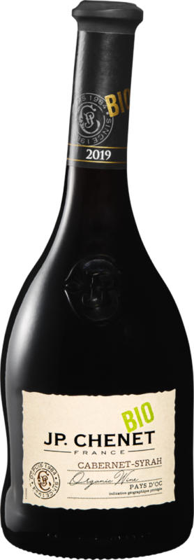 Bio JP. Chenet Cabernet/Syrah Pays d’Oc IGP, 2020/2021, Languedoc-Roussillon, Frankreich, 75 cl