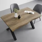 mömax Esstisch 'Lia', ausziehbar ca. 140-180x90 cm, walnussfarben