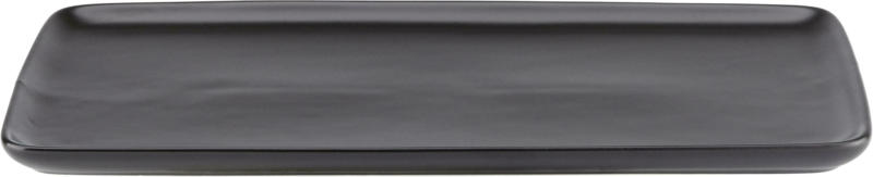 Kerzenteller Tray in Schwarz ca. 16x33cm