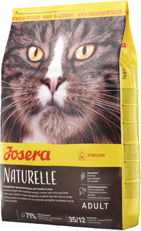 Josera Trockenfutter Naturelle Sterilised Adult getreidefrei 2kg