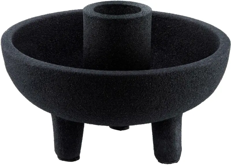 Kerzenhalter Manu in Schwarz Ø ca. 10cm