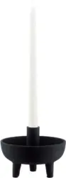 Kerzenhalter Manu in Schwarz Ø ca. 15cm