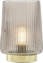 Windlicht Socket in Grau Ø 12,5cm