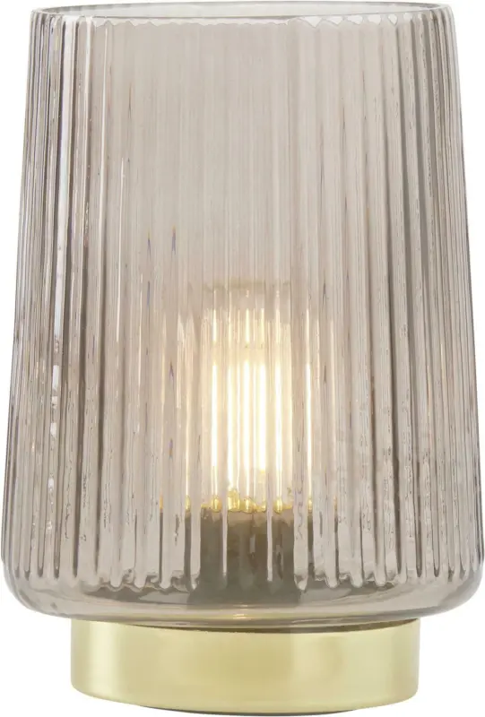 Windlicht Socket in Grau Ø 12,5cm