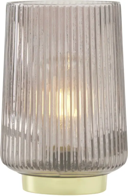 Windlicht Socket in Grau Ø ca. 15cm