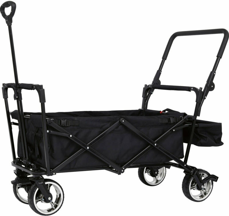 Faltbarer Bollerwagen mit Dach