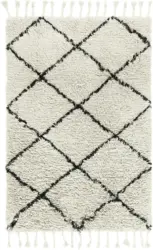 Teppich Rimini in Schwarz/Weiß ca. 120x170cm