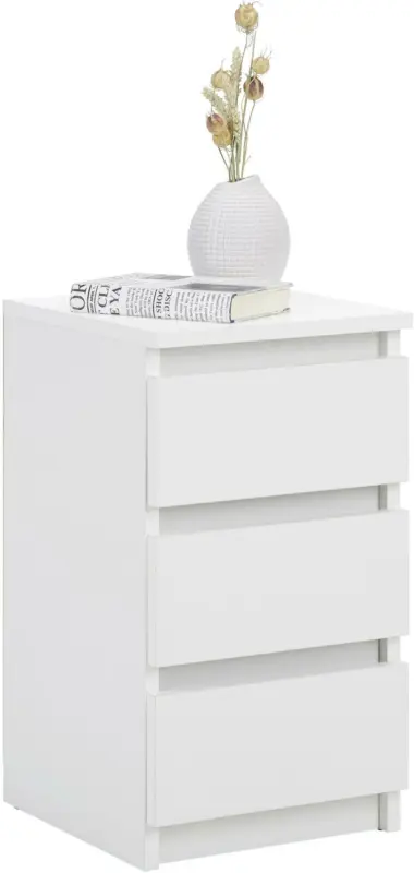 Nachtkästchen in Weiß