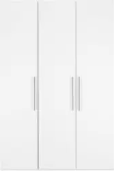 Drehtürenschrank in Weiß