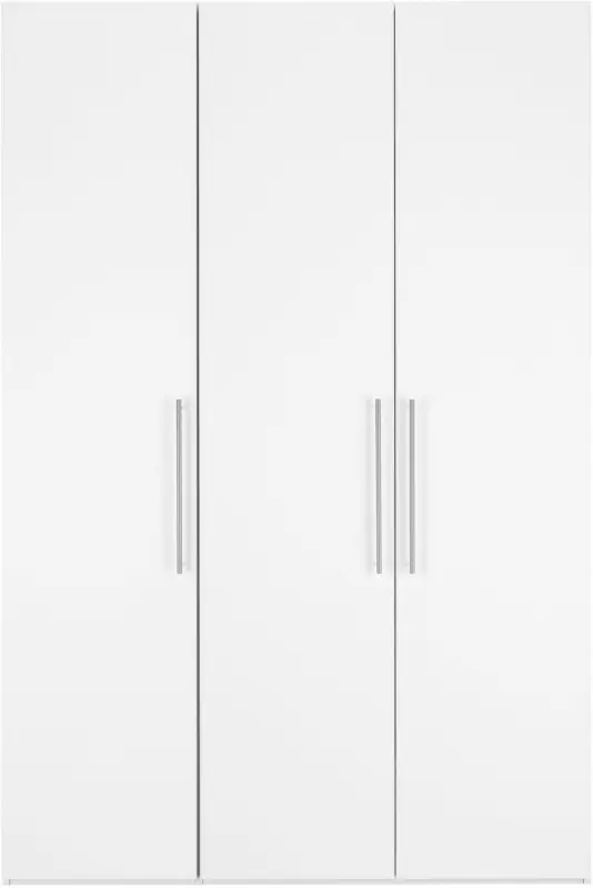 Drehtürenschrank in Weiß