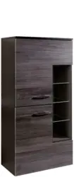 Midischrank in Graphitfarben
