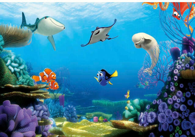 Fototapete Finding Dory ca. 368 x 254 cm