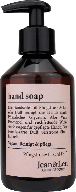 Jean&Len Flüssigseife Pfingstrose Litschi