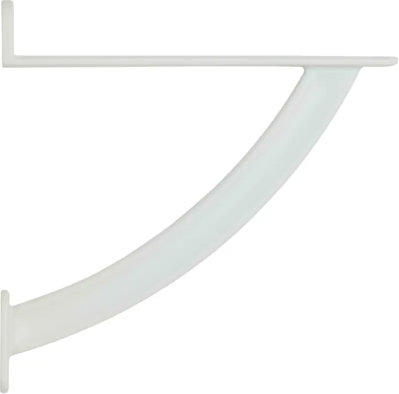 Wandhalter Aura aus Metall in Weiß