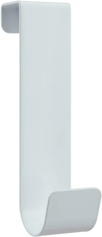 Haken Double aus Stahl in Weiß