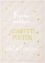 Postkarte Vollzeitprinzessin in Rosa