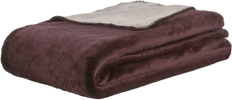 Kuscheldecke Double in Lila ca. 150x220cm