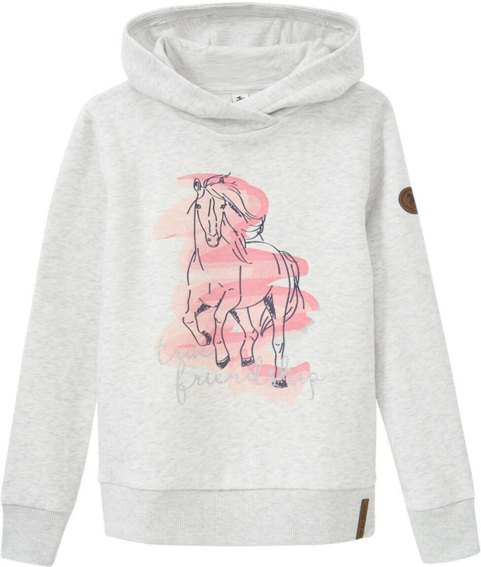 Mädchen Hoodie mit Pferde-Motiv