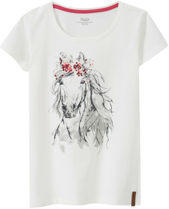 Mädchen T-Shirt mit Pferde-Motiv