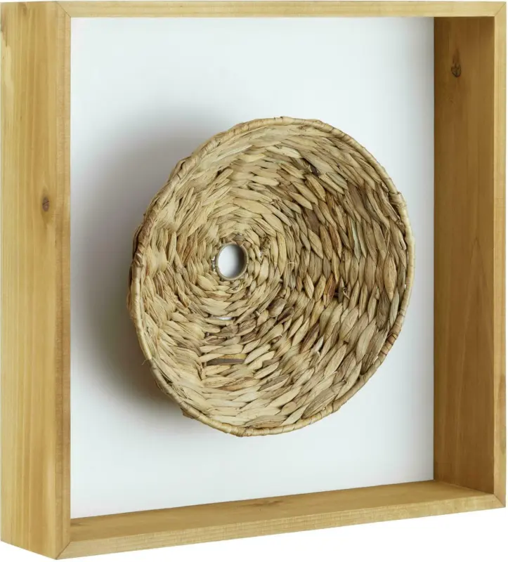 Wanddeko Nature ca. 40x40x8,5cm