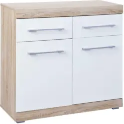 Kommode 'Lublin' , weiß, eiche