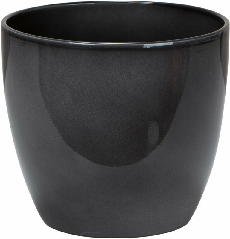 Übertopf „Glass 920“ 28 cm, grau 28 cm