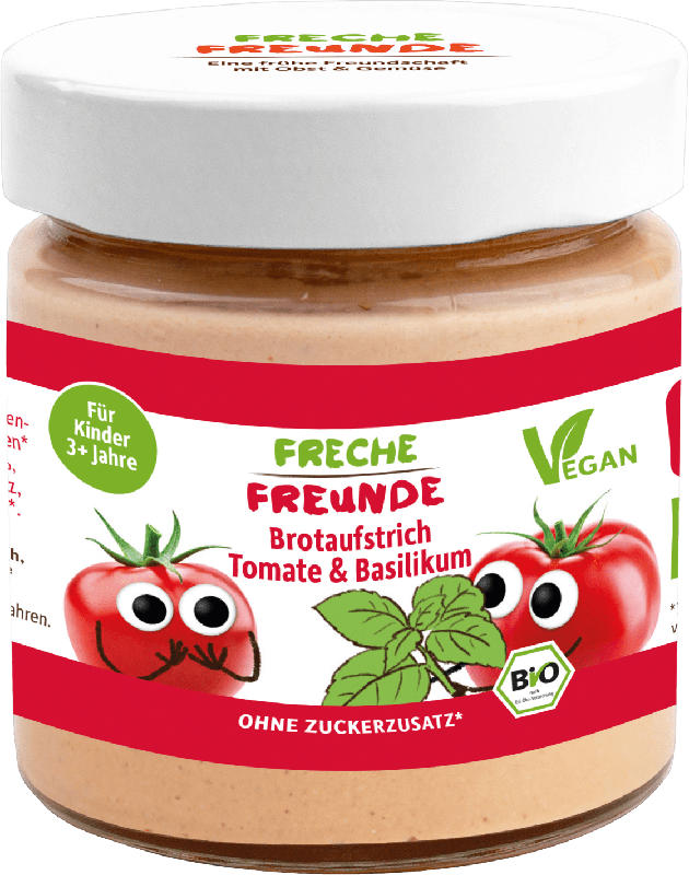 Freche Freunde Brotaufstrich Tomate & Basilikum ab 3 Jahren