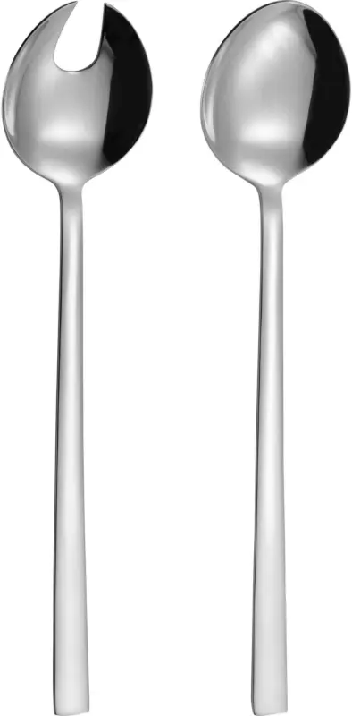 Salatbesteck Basic in Silberfarben