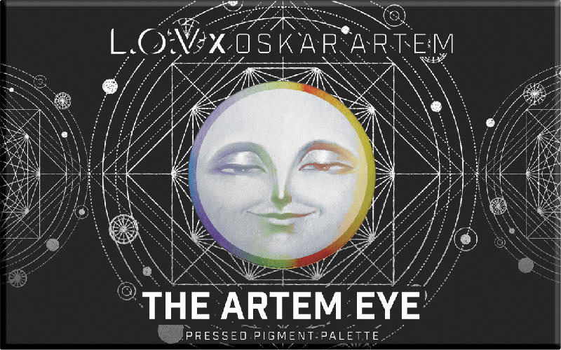 L.O.V Lidschattenpalette OSKAR ARTEM The Artem Eye Pressed Pigment