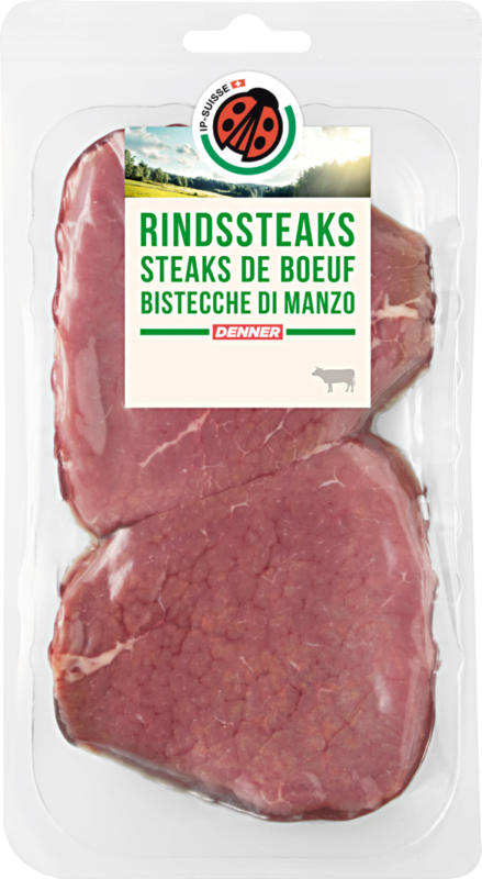 Bistecca di manzo IP-SUISSE, 2 x ca. 150 g, per 100 g