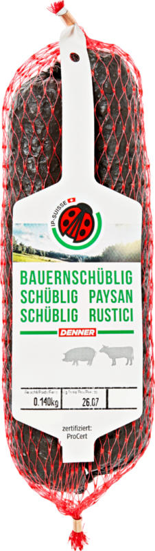 Schüblig paysan IP-SUISSE, 2 x 70 g