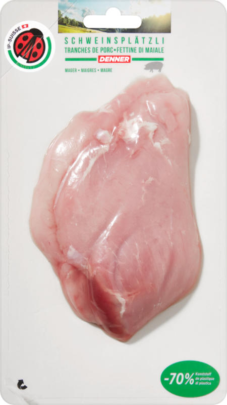 IP-SUISSE Schweinsplätzli, mager, 200 g
