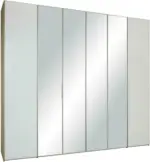 mömax Dornbirn - Ihr Trendmöbelhaus in Dornbirn Drehtürenschrank in Weiß/ Eichefarben ca. 265x240x63cm