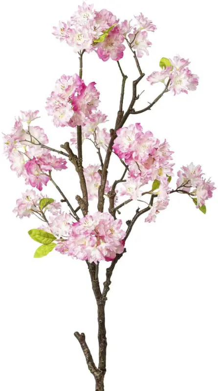 Kunstpflanze Kirschblütenzweig in Rosa
