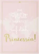 mömax Dornbirn - Ihr Trendmöbelhaus in Dornbirn Postkarte Vollzeitprinzessin in Rosa