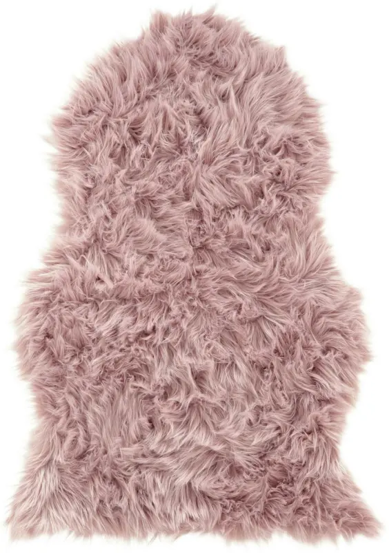 Schaffell Alena in Rosa ca. 90x60cm