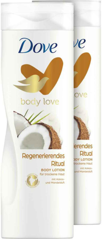 Dove Body Lotion Kokos 2 x 400 ml -