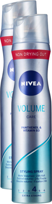 Nivea Styling Spray Volume Care , 2 x 250 ml