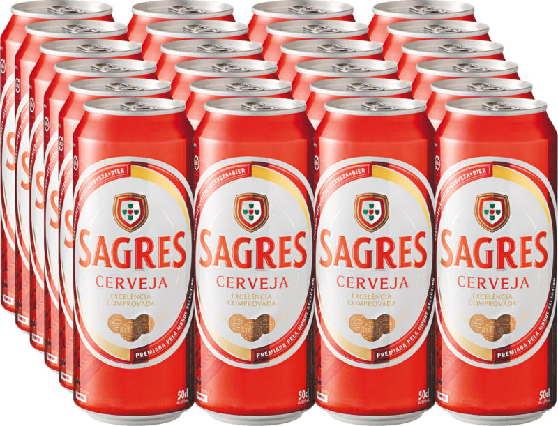 Birra Sagres, 24 x 50 cl