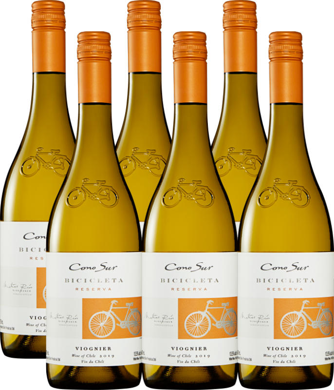 Bicicleta Cono Sur Viognier Reserva, 2020, Colchagua Valley, Chile, 6 x 75 cl