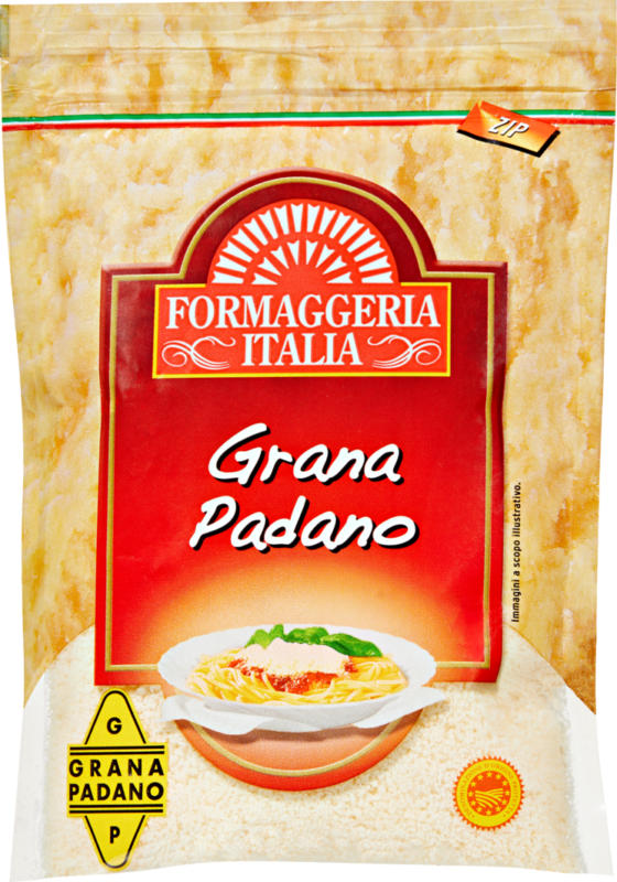 Formaggeria Italia Grana Padano, gerieben, 3 x 100 g