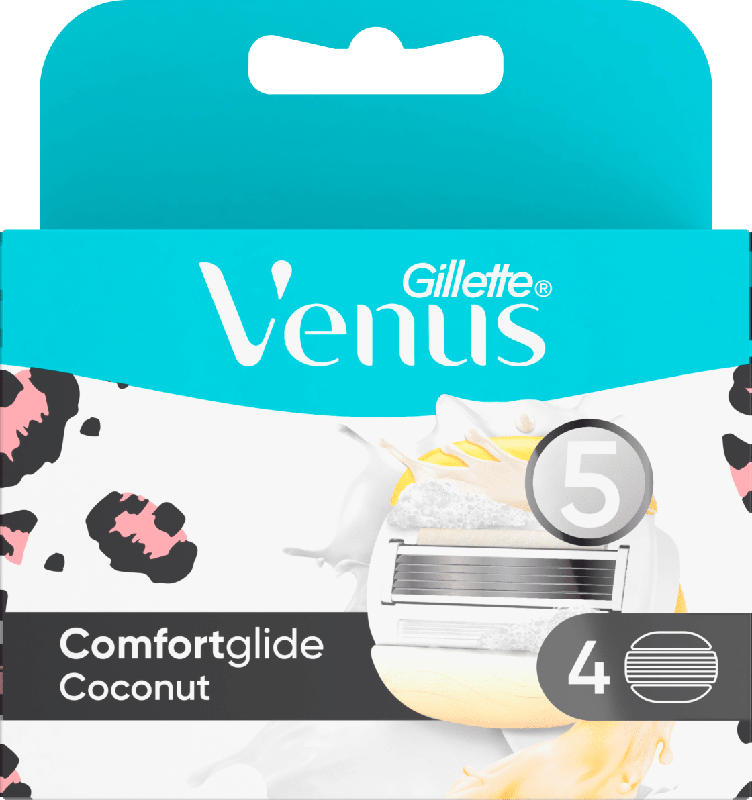 Gillette Venus Rasierklingen Leopard Comfortglide Coconut